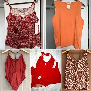 Women's orange clothes, size M & L